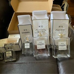 Empty Chanel No5 bottle lot of 5